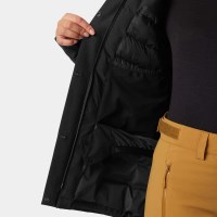 Helly Hansen Women's Snowplay Long Insulated Ski Jacket - Black (990)