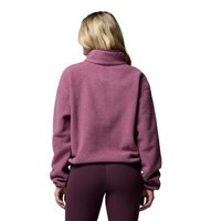 Columbia Women's Helvetia II Cropped Half Snap Fleece - Antique Mauve / Mineral Pink