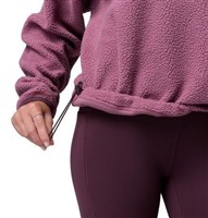 Columbia Women's Helvetia II Cropped Half Snap Fleece - Antique Mauve / Mineral Pink