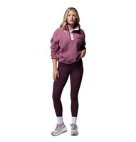 Columbia Women's Helvetia II Cropped Half Snap Fleece - Antique Mauve / Mineral Pink