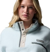 Columbia Women's Helvetia II Cropped Half Snap Fleece - Tea Light / Dark Stone