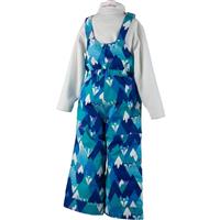 Obermeyer Snoverall Pant Print - Girl's - Blue Mountains