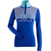 Nils Sun Valley Sweater - Women's - Sapphire / White / Aqua