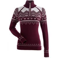 Nils Taos Sweater - Women's - Mulberry / White / Silver