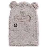 Turtle Fur Kids Comfort Lush Bear Balaclava - Natural