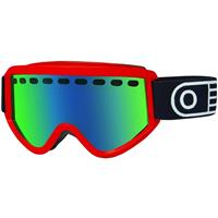 Airblaster Pill Air Goggle - Red Gloss Frame w/ Green Air Radium Lens