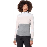 Bogner Esra 1/4 Zip Top - Women's - White / Peach Blossom / Light Grey (606)