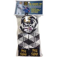 Fast Strap Ski Carrier Set - Checkers