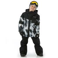 Columbia Mighty Mogul II Jacket - Boy's - Black Geo Mt