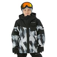 Columbia Mighty Mogul II Jacket - Boy's - Black Geo Mt