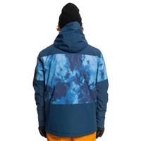 Quiksilver Mission Printed Block Jacket - Men's - Insignia Blue Quiet Storm (BSN2)