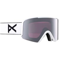 Anon Nesa Goggles + Bonus Lens - White Frame with Perceive Sunny Onyx & Perceive Cloudy Burst Lenses (23950100100)