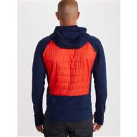 Marmot Variant Hybrid Hoody - Men's - Arctic Navy / Victory Red