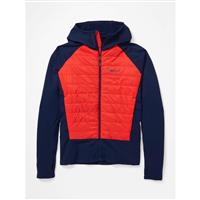 Marmot Variant Hybrid Hoody - Men's - Arctic Navy / Victory Red