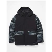 Marmot Barbeau Jacket - Youth - Black / Black Haze Camo