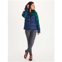 Marmot Guides Down Hoody - Women's - Arctic Navy / Botanical Garden