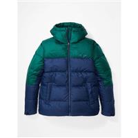 Marmot Guides Down Hoody - Women's - Arctic Navy / Botanical Garden