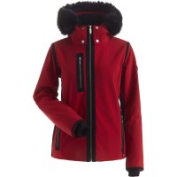 Nils Ellie Faux Fur Parka - Women's - Red / Black