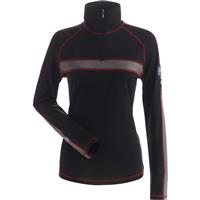 Nils Max Baselayer Top - Women's - Black / Graphite / Red