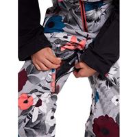 Burton Game Piece One Piece Suit - Girl's - True Black / Halftone Floral