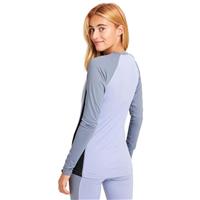 Burton Midweight X Base Layer Crew - Women's - Folkstone Gray / Foxglove Violet