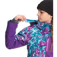 The North Face Freedom Extreme Insulated Jacket - Girl's - Deep Lagoon Constellation Camo Print