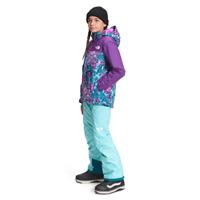 The North Face Snowquest Plus Insulated Jacket - Youth - Deep Lagoon Constellation Camo Print