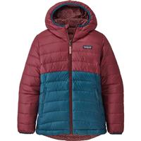 Patagonia Reversible Down Sweater Hoody - Girl's - Chicory Red (CHIR)