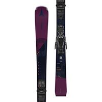Atomic Cloud Q9 Skis with System Bindings - Women's - Black / Berry