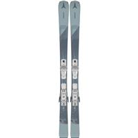 Atomic Cloud Q8 Skis with System Bindings - Women's - Kakhi / Grey