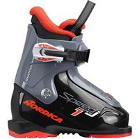 Nordica Speedmachine J1 Boots - Youth - Black / Anthracite / Red
