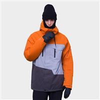 686 GEO Insulated Jacket - Men's - Copper Orange Colorblock