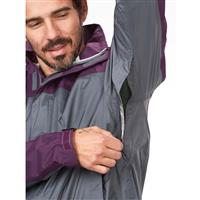 Marmot PreCip Eco Jacket - Men's - Steel Onyx / Purple Fig
