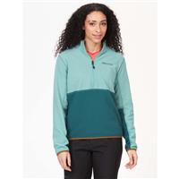 Marmot Women's Rocklin 1/2 Zip - Blue Agave / Dark Jungle