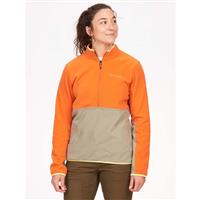 Marmot Women's Rocklin 1/2 Zip - Tangelo / Vetiver