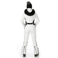Nils Grindelwald Faux Fur Stretch Suit - White / Black