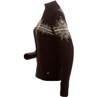 Nils Heaveny Metallic Sweater - Women's - Black / Silver Metallic / White