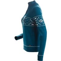 Nils Sapporo Sweater - Women's - Teal / White