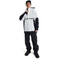 Burton Men's Frostner 2L Anorak Jacket - Stout White / True Black