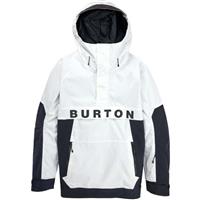 Burton Men's Frostner 2L Anorak Jacket - Stout White / True Black