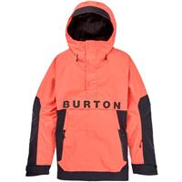 Burton Men's Frostner 2L Anorak Jacket - Tetra Orange / True Black