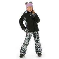 Roxy Girls Galaxy Girl Jacket - True Black Black Flowers (KVJ1)