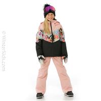 2023 Roxy Jetty Bright White Tenderness Womens Snowboard Ski Jacket Small