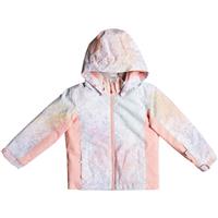 Roxy Snowy Tale Jacket - Girl's - Bright White Splash (WBB3)