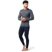 Smartwool Classic Thermal Merino Base Layer Pattern Crew - Men's - Laguna Blue Heather Color Shift