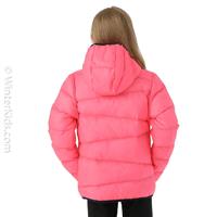 Under Armour Big Girls 7-16 Long-Sleeve Longer Prime Hooded Puffer Jacket