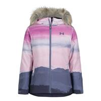 Under Armour Girls Printed Laila Jacket - Girl's - Aurora Purple