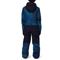 686 Boy's Shazam One Piece Suit - Blue Spray Colorblock