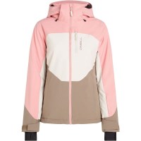 O'Neill Women's Coral Snow Jacket - Genuine Pink Colour Block