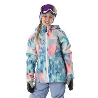 686 Athena Insulated Jacket - Girl's - Seaglass Abstract Angles